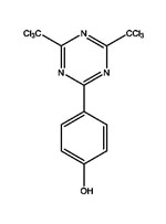 2-(4-hydroxyphenyl)-4,6-bis(trichloromethyl)-1,3,5-triazine