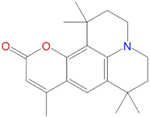 1,1,6,6,8-Pentamethyl-2,3,5,6-tetrahydro-1H,4H-11-oxa-3a-aza-benzo[de]anthracen-10-one
