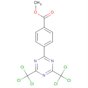 Benzoic acid, 4-[4,6-bis(trichloromethyl)-1,3,5-triazin-2-yl]-, methyl ester